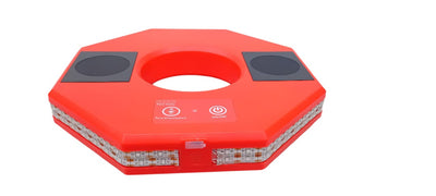 TRAFFIC CONE RING WITH LIGHT