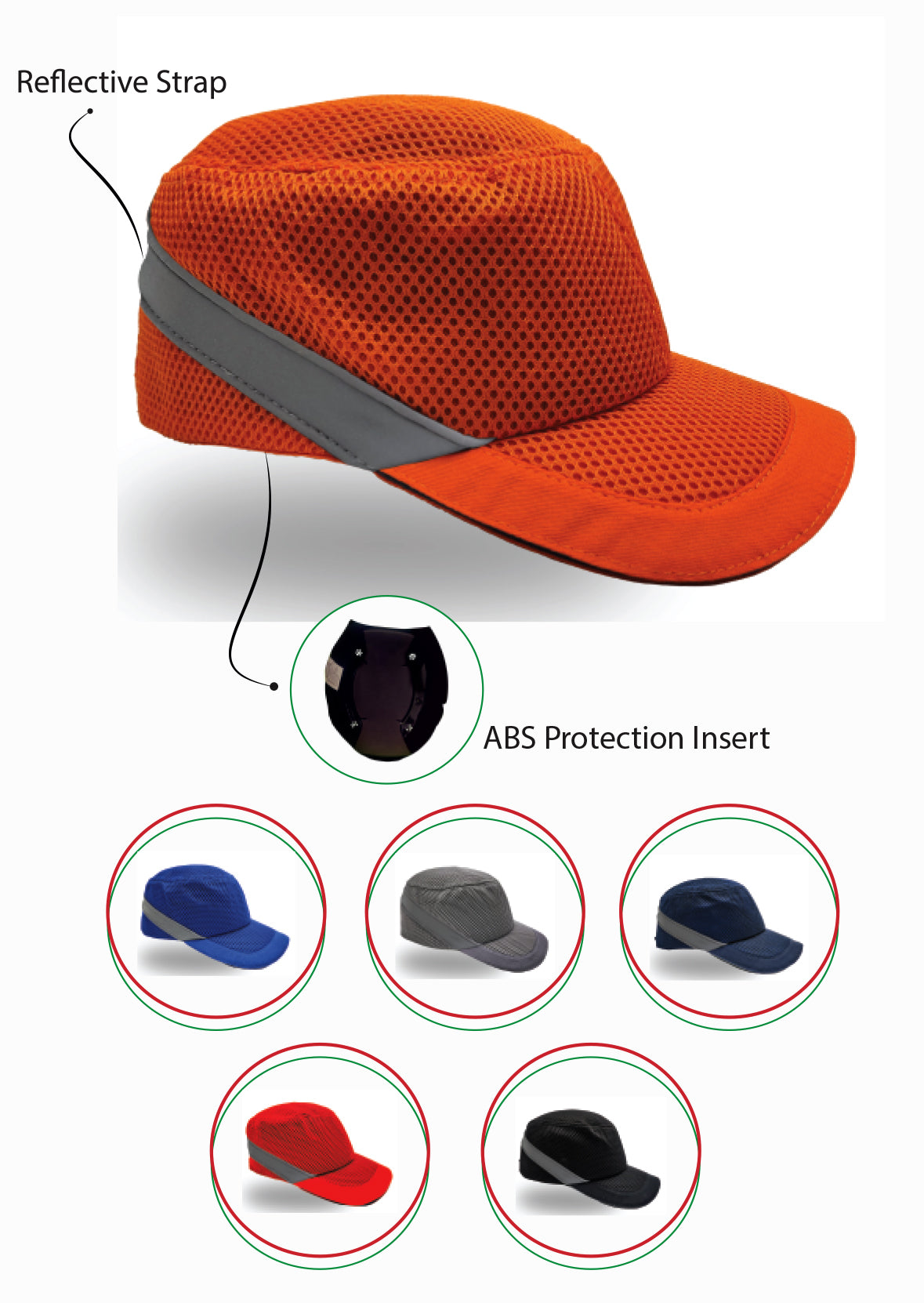 FULL MESH BUMP CAP – (H7)