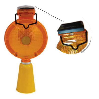 Yellow 59B Solar Warning Light – Flat Top
