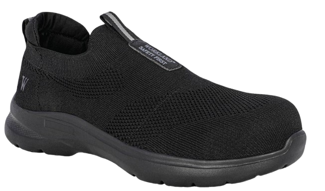 JJO Workland, SBP Non-Metal Low Ankle Protective Footwear, Black Color