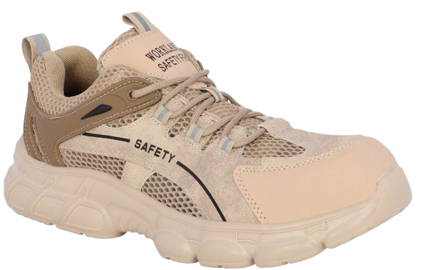 PHD Workland, SBP Non-Metal Low Ankle Protective Footwear, Beige Color