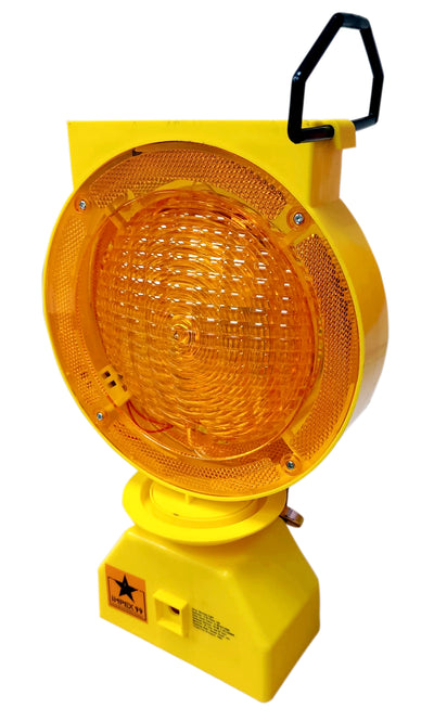 Solar Warning Light With Clamp