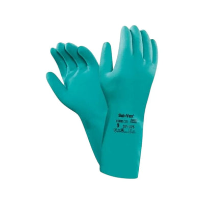 CHEMICAL NITRILE GLOVES - SOLVEX 37-675