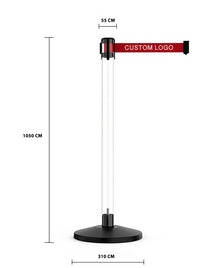 CLEAR RETRACTABLE BARRIER