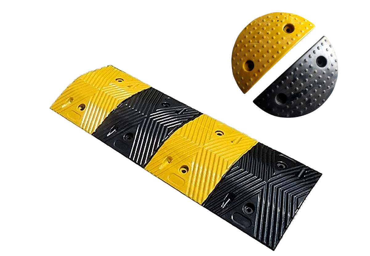RUBBER SPEED HUMP – 1 MTR