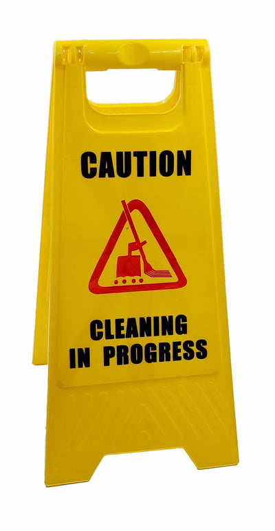 Cleaning in Progress Sign Board