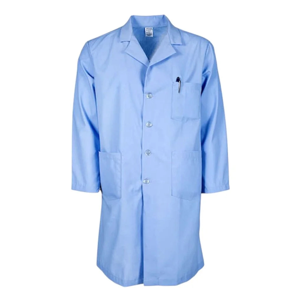 Lab Coat 65-35 PolyCotton - (L/Blue)