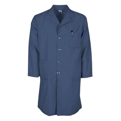 Lab Coat 65-35 PolyCotton - (D/Blue)