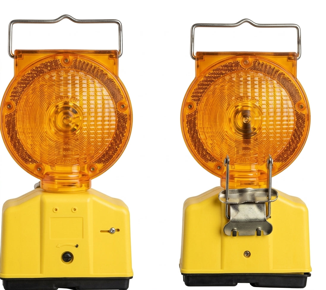 SOLAR WARNING LIGHT WITH CLAMP