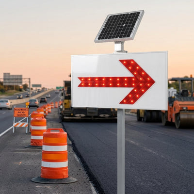 Solar Road Sign 70 x38 x7CM YF-DX5301