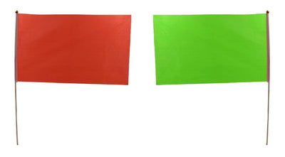 WARNING FLAG WITH STICK