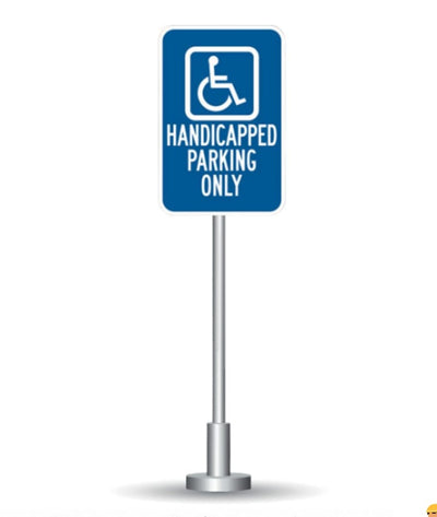 HANDICAPPED PARKING ONLY