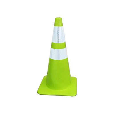 Traffic Cone With Reflective Tape (Green)