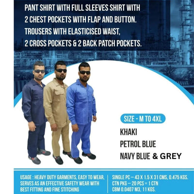 Safety Pant Shirt 100% Cotton