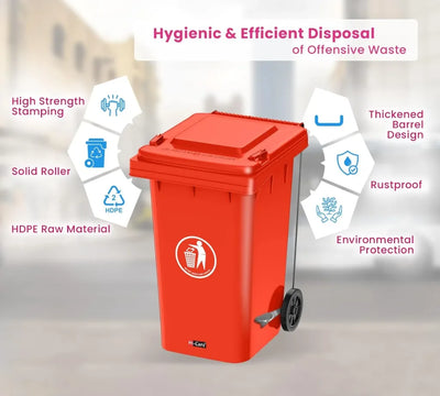 Spill Drum 30gl /120Ltr (Red)