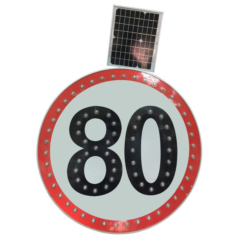 Solar Road Sign W/Solar Panel 5W - YF-SS-19