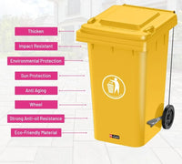Spill Drum 30gl /120Ltr (Yellow)