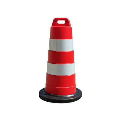 Traffic Drum with Rubber Base