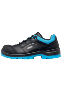 uvex 2 Xenova S3 Safety Shoes - Low, Width 11, Water-Repellent Leather - 95552